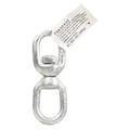 Campbell Chain & Fittings Campbell Galvanized Forged Steel Eye and Eye Swivel 850 lb T9630435